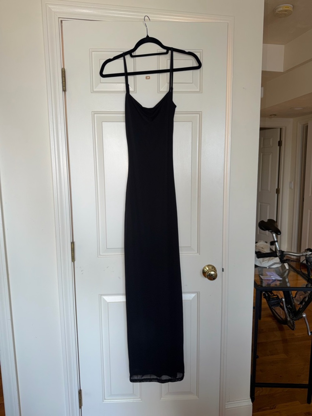 Peppermayo Black Strappy Back Dress